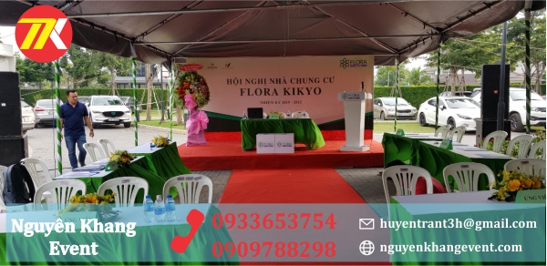 Cho thuê thiết bị hội nghị nhà chung cư Flora Kikyo
