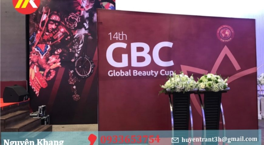 Cho thuê thiết bị chương trình Global Beauty Cup