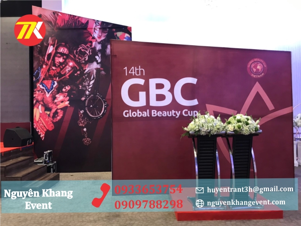 Cho thuê thiết bị chương trình Global Beauty Cup