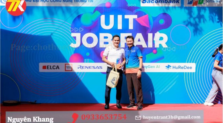 CHO THUÊ THIẾT BỊ TỔ CHỨC JOB FAIR 2024 TẠI UIT