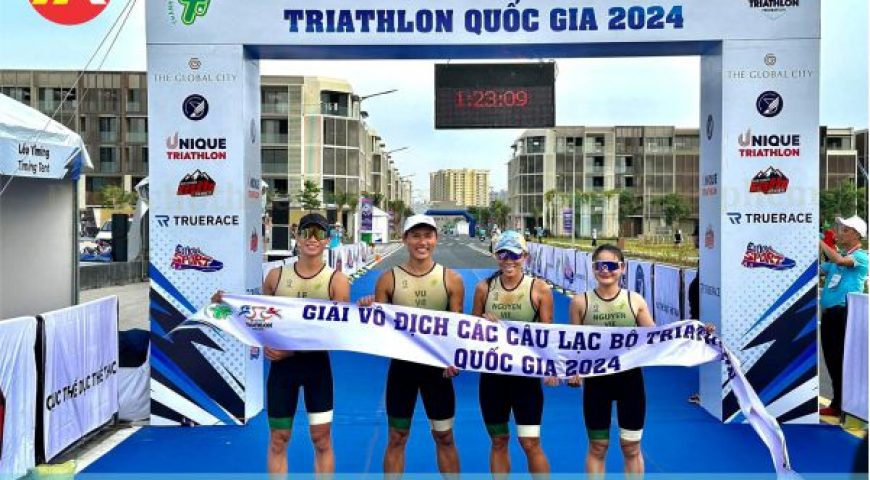 CUNG CẤP THIẾT BỊ TỔ CHỨC GIẢI VÔ ĐỊCH CÁC CÂU LẠC BỘ TRIATHLON QUỐC GIA 2024