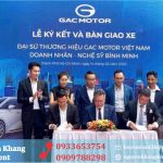 CUNG CẤP THIẾT BỊ LỄ KÝ KẾT BÀN GIAO XE CHO NGHỆ SĨ BÌNH MINH